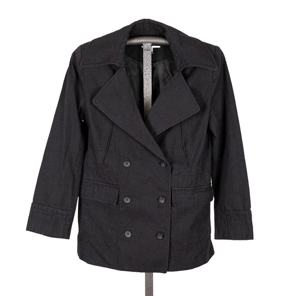 Current/Elliott Jackets & Blazers - Current Elliott Women's SMALL Classic Double Breasted Pea Coat Utility Jacket